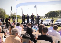 Axel Kicillof puso en funcionamiento nuevos patrulleros en San Isidro