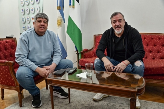 Rodolfo Aguiar recibió a Pablo Moyano en ATE y coincidieron en la necesidad de avanzar hacia un nuevo paro general