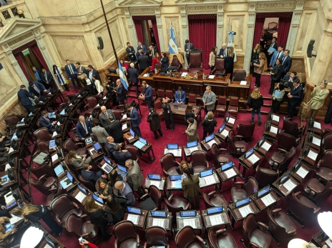 Senado: La Libertad Avanza aprobó 26 ascensos de Cancillería
