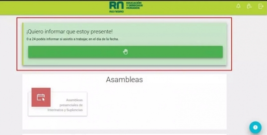 Río Negro: Magdalena Odarda criticó el botón para certificar la asistencia del cuerpo docente en las aulas