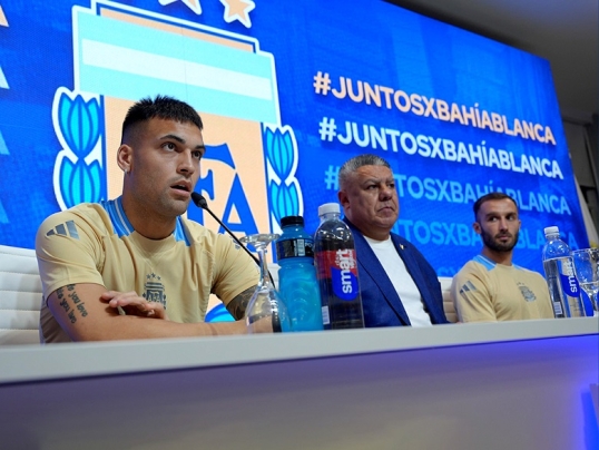 La Selección argentina disputará un partido amistoso a beneficio de los damnificados