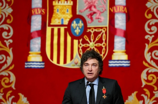 España: Javier Milei recibió el Premio "Juan de Mariana 2024 a una defensa ejemplar de las ideas de la libertad”