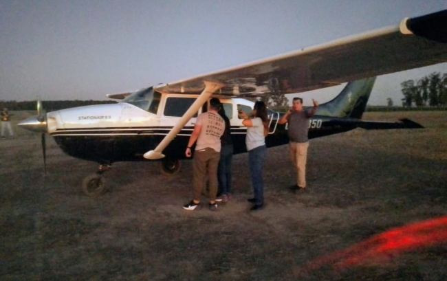Santa Fe: Secuestran una carga de cocaína al interceptar una avioneta