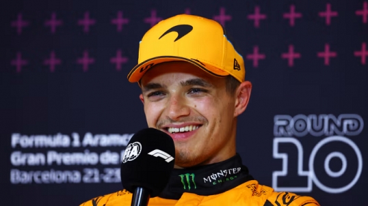 Fórmula 1: Lando Norris, con McLaren logró la pole position en el Gran Premio de España