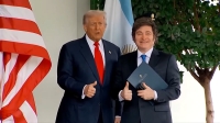 Javier Milei respaldará a Donald Trump, en Davos