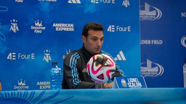 Scaloni: "Somos positivos porque tenemos una buena Selección que compite"