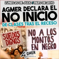 Entre Ríos: Los docentes paran este lunes por sueldos dignos