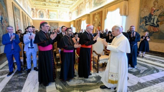 Las centrales sindicales en la agenda del Papa León XIV