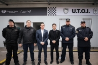 Axel Kicillof inauguró una nueva base de la UTOI en Florencio Varela
