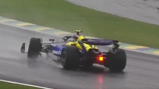 Fórmula 1: Colapinto despistó y no pudo realizar una buena clasificación en el Gran Premio de Brasil