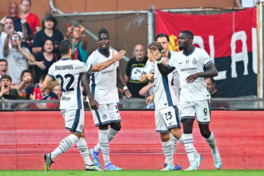 Serie A de Italia: Inter igualó 2-2 con Genoa, en la primera fecha del torneo