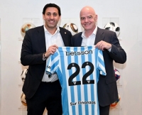 Diego Milito, se reunió con el presidente de la FIFA, Gianni Infantino
