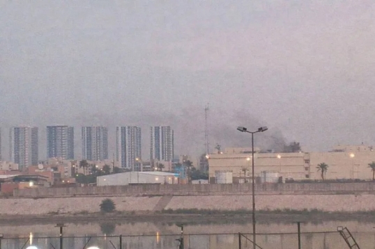 La embajada de EE.UU en Bagdad recibe el impacto de un dron que provocó un incendio