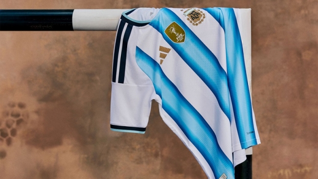 Confirman las camisetas que utilizará la Selección Argentina