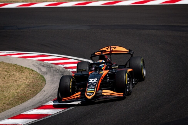 Fórmula 2: Nicolás Varrone culminó 12º en el Gran Premio de Hungría