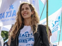 Fue excarcelada Alesia Abaigar, en la causa por escrache a la casa de Espert