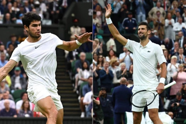 Juegos Olímpicos 2024: Novak Djokovic y el español Carlos Alcaraz juegan la final de tenis