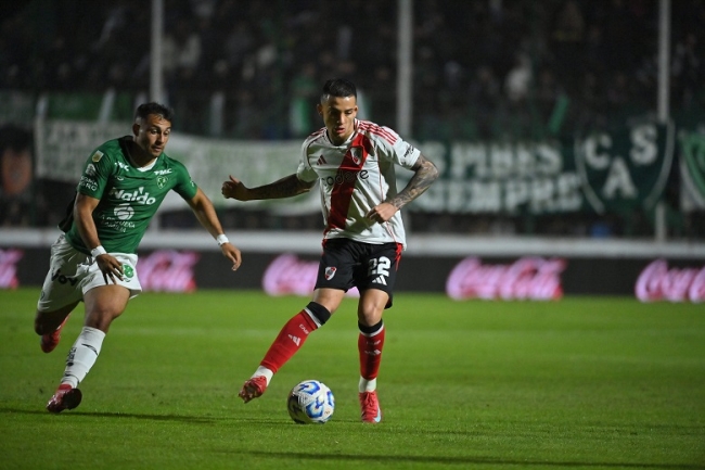 Liga Profesional de Fútbol: River y Sarmiento se repartieron los puntos