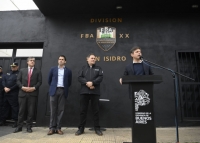 Axel Kicillof inauguró las nuevas instalaciones de la Fuerza Barrial de Aproximación (FBA) en San Isidro