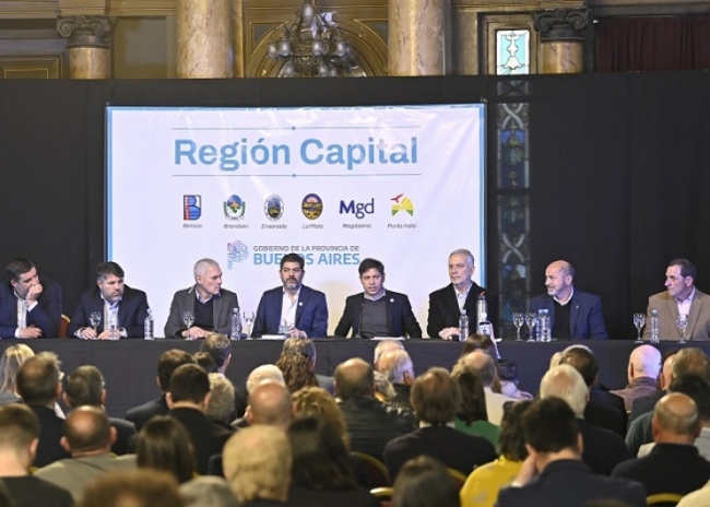 Axel Kicillof creó el Consorcio de Gestión y Desarrollo de la Región Capital Ampliada