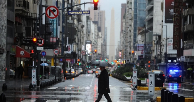 El tiempo en el AMBA, se presenta nublado con probabilidad de lluvias y una máxima de 24 grados