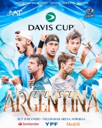 Copa Davis: Presentan lista de convocados para enfrentar a Noruega