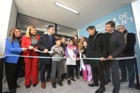Kicillof inauguró las nuevas instalaciones de la Fuerza Barrial de Aproximación y la Escuela de Educación Artística en San Vicente
