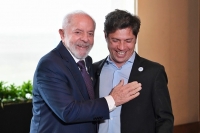 Axel Kicillof, se reunió Lula da Silva, en la previa del acto de asunción de la presidenta de México, Claudia Sheinbaum