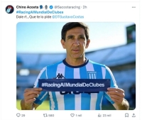 Campaña de los hinchas de Racing para que la FIFA los sume al Mundial de Clubes